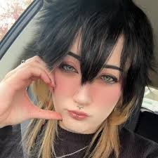 Temporary red hair coloring for cosplay beard