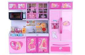 Open the cabinet doors to grab supplies, then get cooking on the stovetop and. Buy Johnmacc Barbie Beautiful Vogue Kitchen Play Set For Girl Kids Online At Low Prices In India Amazon In
