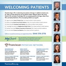 Welcoming Patients Franciscan Physician Network