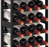 Amazon.com: MOGELAFOO 6 Tier Bamboo Wine Rack Freestanding ...