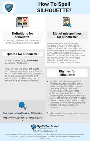 Check spelling or type a new query. How To Spell Silhouette And How To Misspell It Too Spellcheck Net