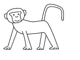 How To Draw A Monkey Step 4 Monkey Drawing Monkey Pictures Animal Doodles