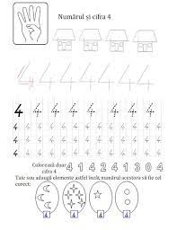 Numarul sase se refera de multe ori la faptul ca cei. NumÄrul Èi Cifra 4 Preschool Learning Preschool Writing Preschool Math