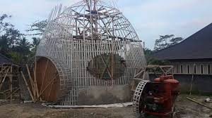 Ferro Cement Construction Render Sprayer Bottle House Concrete Structure Cement