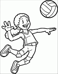 The kids will love these fun santa coloring pages. Coloring Pages Of Kids Playing Sports Coloring Home