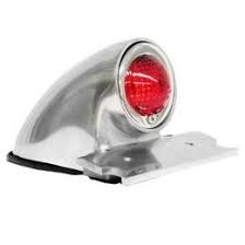 Sparto Polished Vintage Style Motorcycle Tail Light Tail Light Vintage Motorcycle Cafe Racer