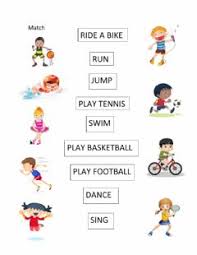 In this grammar worksheet, your child learns that verbs are doing and being words, picks verbs out of a list, and completes sentences with the appropriate verb. Action Verbs Worksheets And Online Exercises