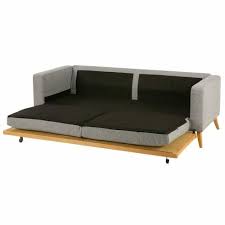 Skandinavisches Ausziehbares 3 Sitzer Sofa Aus Hellgrauem Stoff Brooke Maisons Du Monde Sofa Bett Sofa Stoff Sofa