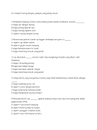 Pahat bubut merupakan suatu alat potong utama yang biasa digunakan pada proses pembubutan. Soalan Peribahasa