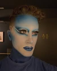Little (?) boy (?) blue. #makeup for @vossevents #queensattheyard