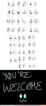 Found On Ifunny Homestuck Alphabet Writing