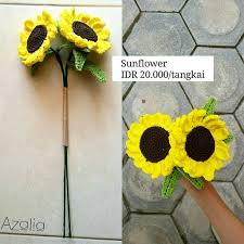 Cari seleksi terbaik dari pola bunga matahari produsen dan murah serta kualitas tinggi pola bunga matahari produk untuk indonesian market di alibaba.com Bunga Matahari Rajut Sunflower Crochet Azaliarajut Bunga Rajut Rajutan Bunga