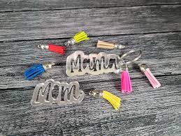 Profound christmas gifts for mom, based on her favorite holiday activities. Custom Mother S Day Keychain Personalized Mom Acrylic Keychain Mama Badge Reel Personalize Keychain Blank Grandma Gift Mom Present Nani Design