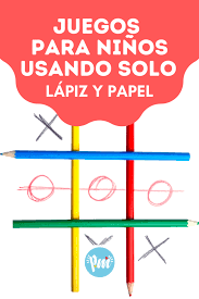 Juegos con papel y lápiz para hacer con los niños en casa. Juegos Para Ninos Usando Solo Lapiz Y Papel Poder Mama