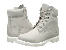 Men's 6 inch premium waterproof boot. Timberland Leather 6 Premium Boot In Light Grey Nubuck Gray Lyst