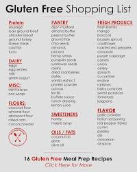 Gluten free grocery list printable. Recipe List 16 Gluten Free Meal Prep Recipes To Try This Week Meal Prep On Fleek