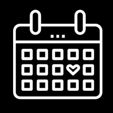 Calendar Icon Aesthetic Black And White Calendar Icon Printable Calendar Template Calendar App