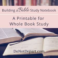 Benefits of using a books of the bible list printable. Bible Notebook Cover Sheet And Book Of The Bible Study Sheet Do Not Depart