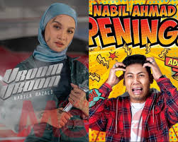 Pematah hati is now available in all streaming platforms! Nabila Razali Vs Nabil Ahmad Bila Dua Bintang Saling Lancar Single Pilihan Korang Media Hiburan