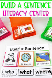 Build A Sentence Literacy Center In 2020 Sentence Building Sentence Building Activities Literacy Centers
