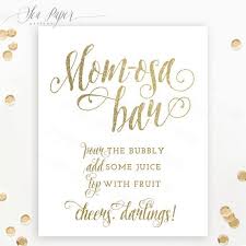 Mom Osa Bar Sign Baby Shower Mimosa Bar Sign Printable White Gold Glitter Champagne Bar B Bridal Shower Signs Mimosa Bar Sign Blush Pink Bridal Shower