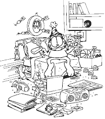 More than 14,000 coloring pages. Free Garfield Coloring Pages Coloring Home