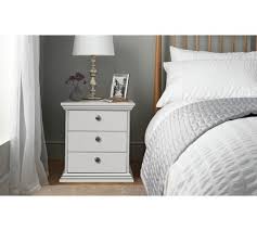 Buy Home Canterbury 3 Drawer Bedside Chest White At Argos Co Uk Visit Argos Co Uk To Shop Online For Bedside Cabi Bedside Cabinet White Chests Bedside Chest