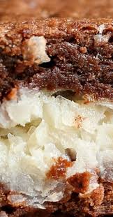 Coconut Stuffed Brownies Oh The Idea Not The Recipe But The Idea Basically The Filling Is Sweetened Condensed Coconut Recipes Brownie Recipes Eat Dessert