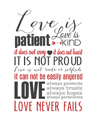 Love Is Patient Subway Art Printable 1 Corinthians 13 The Girl Creative Love Is Patient Quotes Words