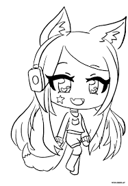 Coloriage Gacha Life Grande Collection Imprimer Gratuitement