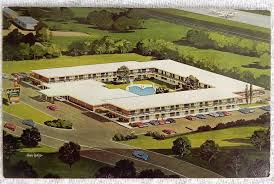Vintage Holiday Inn Municipal Airport Airplane Aerial View Motel Kansas City Mo Holiday Inn Kansas City Aerial View