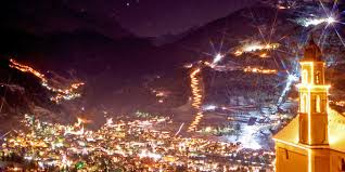 Ski slopes up to 3,000 meters and a vertical drop of 1,800 meters. New Year S Eve In Bormio Torchlight Parade And Fireworks