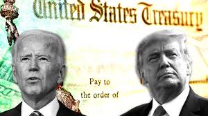 Biden's fortcoming stimulus plan juices stocks. What A Biden Or Trump Win Would Mean For A Second Round Of Stimulus Checks Marketwatch