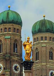 Frauenkirche Twin Churchtowers In Munich Germany Munchen View Of Frauenkirche From Marienplatz In Munich Frauenkirche Munchen Frauenkirche Munchen