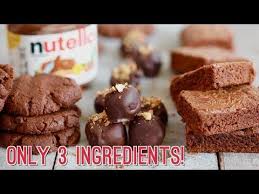 Make 3 Ingredient Nutella Cookies In Minutes Featuring A Lovely Chewy Texture And Rich Chocolatey Fla Best Nutella Recipes Nutella Recipes Nutella Recipes Easy