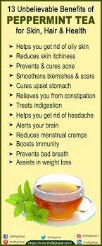 How Peppermint Tea Benefits Skin Hair And Your Overall Health Peppermint Tea Benefits Peppermint Tea Tea Benefits