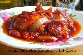 Dapur Tanpa Sempadan Sambal Telur Pecah Resep Sederhana Makanan Telur