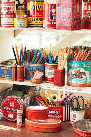 We've been putting it to good use lately. Vintage Craft Room Storage Ideas