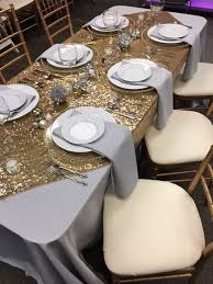 Silver And Gold Holiday Table Scape Gold Holiday Scape Silver Table In 2020 Gold Holiday Table Gold Table Setting Elegant Table Settings