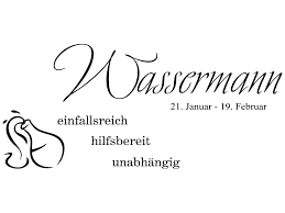 Hat man einen wassermann zum freund, kann man sich stets auf ihn verlassen. Wassermann Wandtattoo Sternzeichen Als Wandtattoos Horoskop