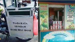 Jiwa yang sehat disini artinya jiwa yang dinamis dan memiliki segala aspek rasa ralam kehidupan seperti senang, sedih, menangis, tertawa, atau bahagia, dengan porsi yang cukup. 6 Gerobak Jualan Dihiasi Kata Kata Promosi Ini Kreatif Sekaligus Kocak Hot Liputan6 Com