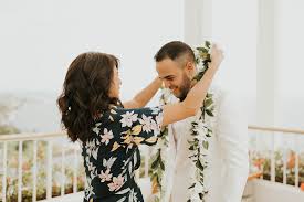 Live hawaiian musician to perform at ceremony. Maile Lei Wedding Groom Jessi Malay