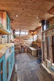 This Old Horse Trailer Was Converted Into A Cozy And Rustic Tiny House Tiny House Interior Design Tiny House Design Tiny House Plans