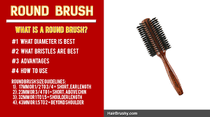 This allows you to get the heated bristles super close to your scalp and work with more hair in each pass. Hairbrushy Round Brush