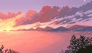 Artists I Love A Note For You On We Heart It Pixel Art Landscape Pixel Art Background Cool Pixel Art