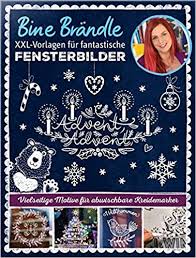 Kreidemarkervorlagen gibt es zum beispiel in unseren vorlagenmappen. Bine Brandle Xxl Vorlagen Fur Fantastische Fensterbilder Vorlagenmappe Mit Motiven In Orginalgrosse Vielseitige Motive Fur Abwischbare Kreidemarker Amazon De Brandle Bine Bucher