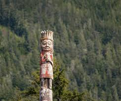 Totem Pole Forest Poster