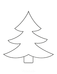Christmas Tree Template Christmas Tree Templates Free Printable Outlines Patterns In All Shapes Sizes