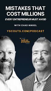 What’s the real cost of building a business?, In this week’s Built On  Purpose Podcast, I spoke with Chad Nikkel, a serial entrepreneur who has:,  💥 Lost his first company in bankruptcy at 21, 💸 Faced a ...