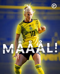 Sofia wanted to be a football player from an early age. Tv4 Jaaaa Sofia Jakobsson Gor 1 1 For Sverige Mot Facebook